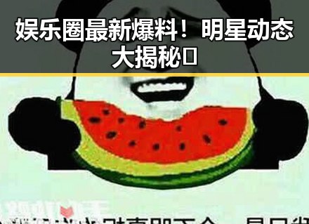 娱乐圈最新爆料!明星动态大揭秘✨